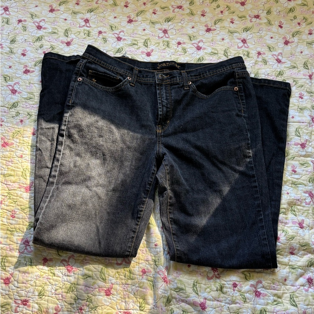 Jeanstar Dark Gray Straight Leg Jeans